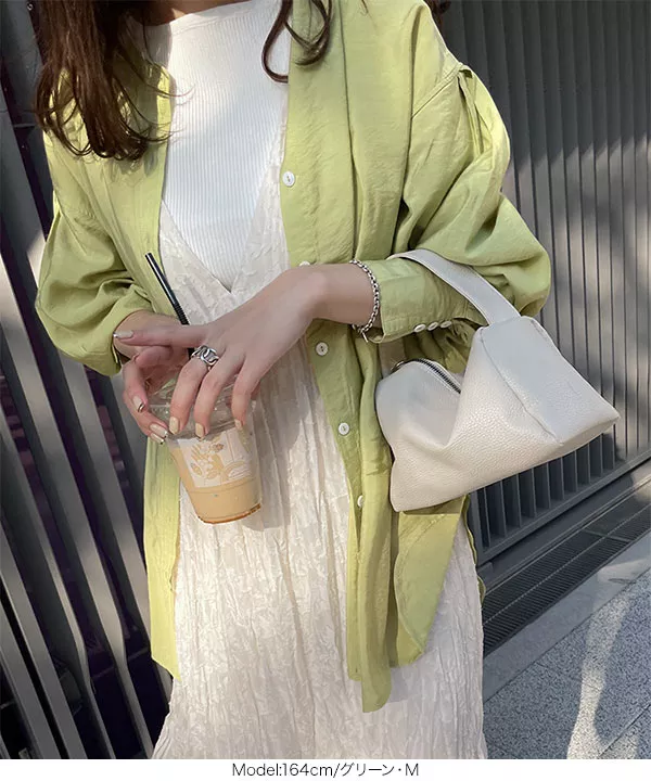 いーちゃんコラボ ］ ウエストリボン付カラーシャツ [C5430