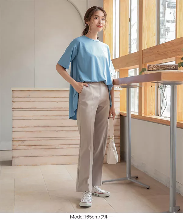 シルケットフレアTシャツ [C5485]   　