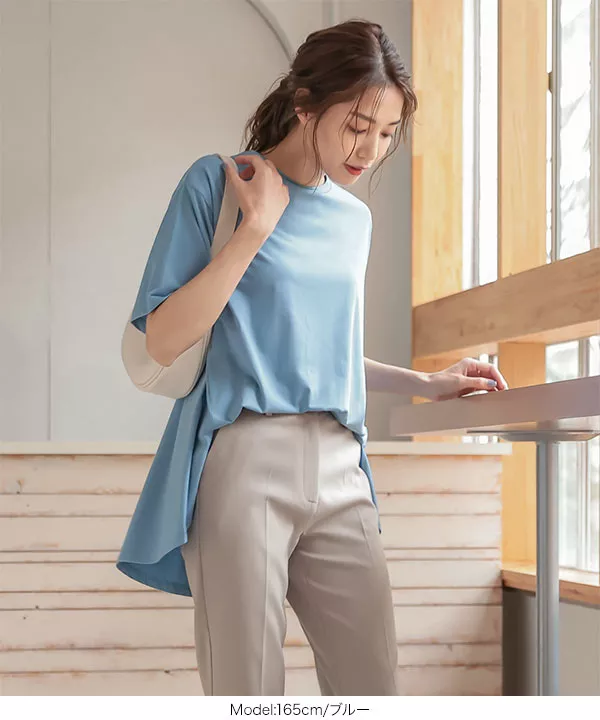シルケットフレアTシャツ [C5485]   　