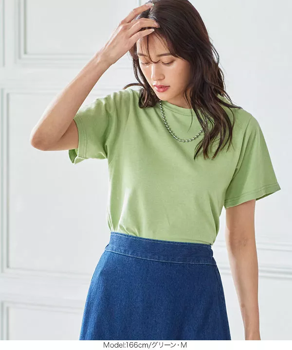 コットンベーシックTシャツ [C5525]   　