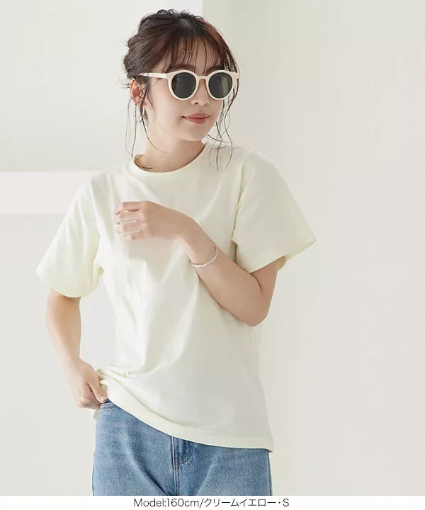 コットンベーシックTシャツ [C5525]   　