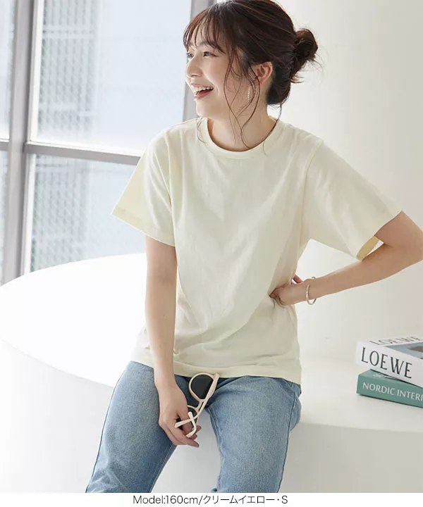 コットンベーシックTシャツ [C5525]   　