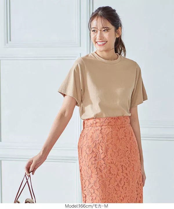 コットンベーシックTシャツ [C5525] - レディースファッション