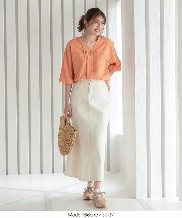 リラックスブラウス [C5558]   　 | トップス全品送料無料！9/11(金)18:00〜9/14(月)朝11:59まで