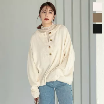 ヘンリーネックニット ARCHIVE SALE】18GGヘンリーネックニット 半袖（ニット