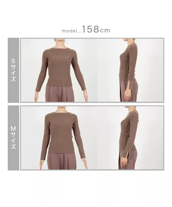 other - リト ストラクチャー Slit Sleeve スリットスリーブ ニット オーバースリット タートルネックニット（ニット/セーター