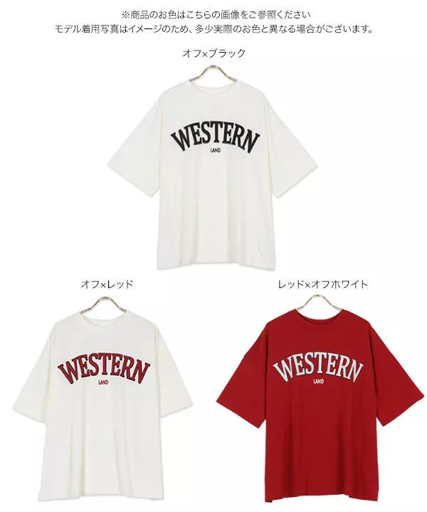 カレッジプリントビッグTシャツ [C5667]   　