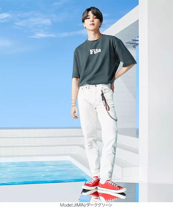 FILA ] BTS着用モデルTシャツ [C5676] - レディースファッション