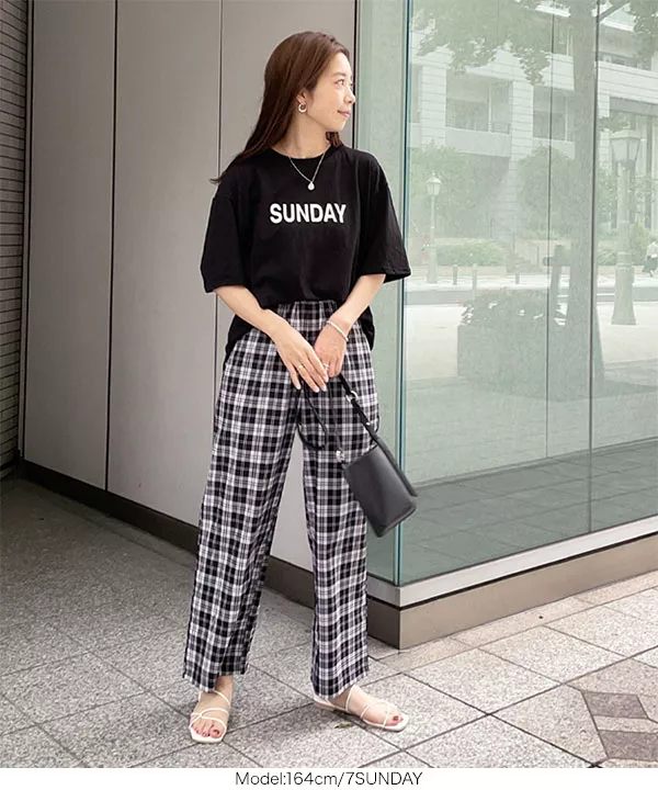 Day of the WeekロゴTシャツ [C5689] | トップス全品送料無料！9/11(金)18:00〜9/14(月)朝11:59まで