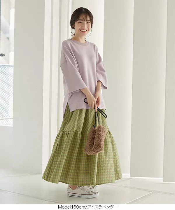 ゆったり袖ダンボールスウェット [C5698] - レディースファッション