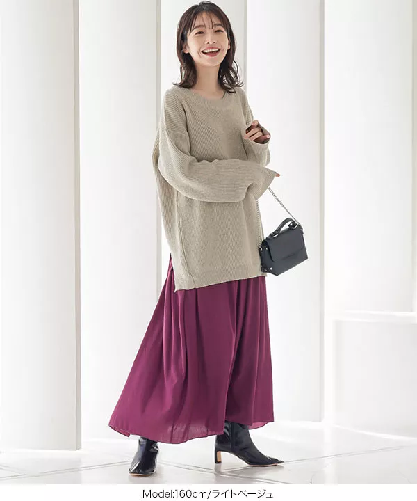 前後2way杢カラーニット [C5776] | トップス全品送料無料！2/20(金)18