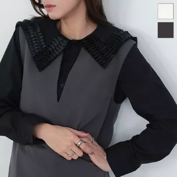 デザインカラーブラウス [C5822]]   　