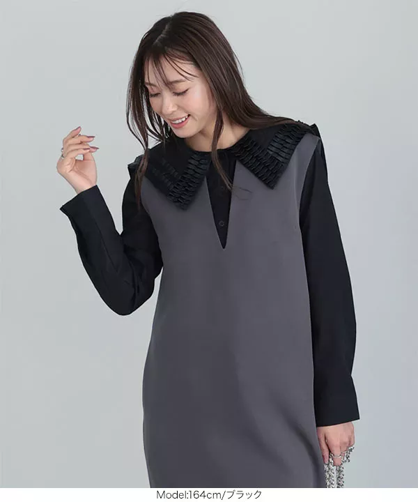 デザインカラーブラウス [C5822]] - レディースファッション通販 神戸