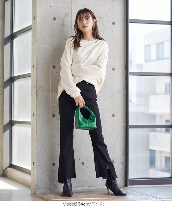 レシピプリント裏起毛プルオーバー [C5846] - レディースファッション