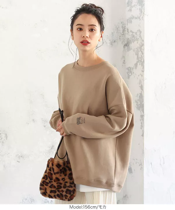 レシピプリント裏起毛プルオーバー [C5846] - レディースファッション