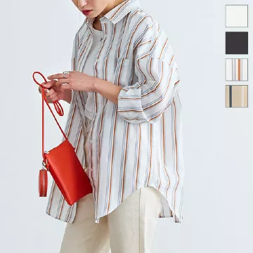 ポケット付きオーバーシャツ [C5934] - レディースファッション通販