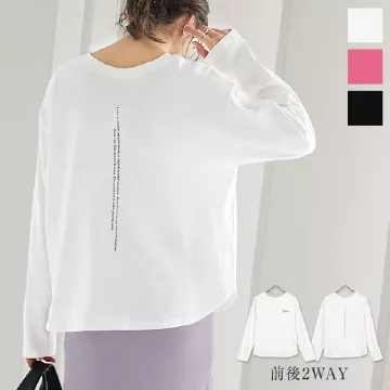 前後2Wayプリントライトスウェット [C5940]   　