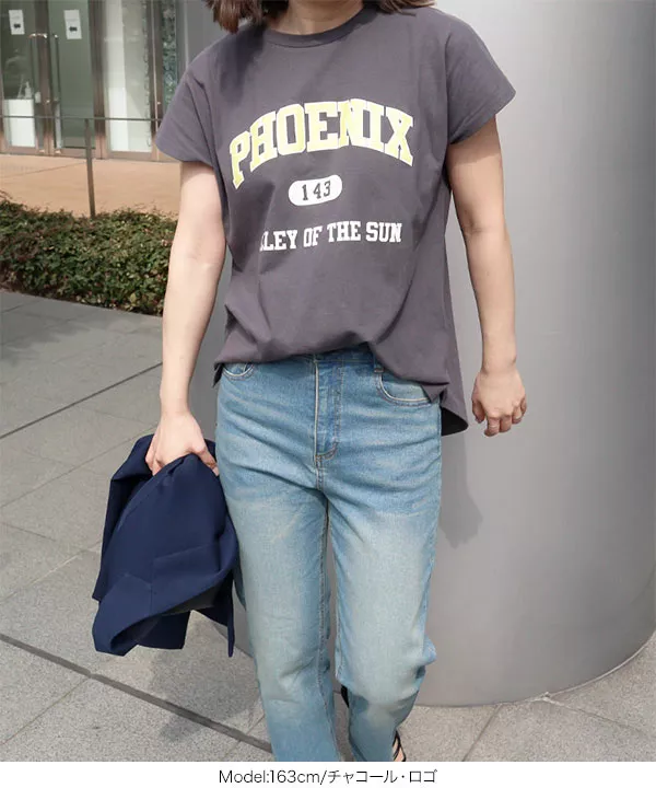 フレンチスリーブロゴロンT [C5989]   　
