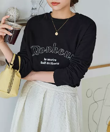 ロゴプリントライトスウェット [C5992]   　