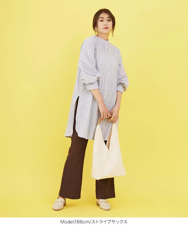 群言堂 登美 ロングシャツ カーディガン ガウン チュニック リネン