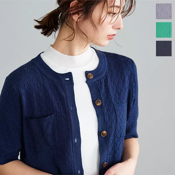 グレー ボタン付きカーディガン ZARA グレー ボタン付きニットカーディガン M - メルカリ
