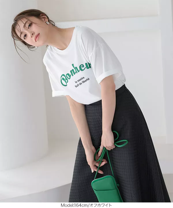 ロゴプリントTシャツ [C6053]   　