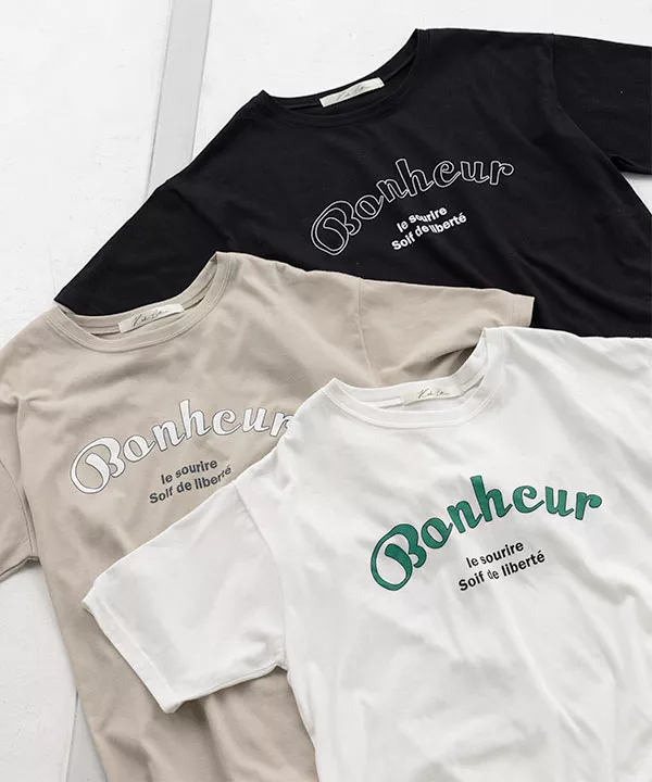 ロゴプリントTシャツ [C6053]   　
