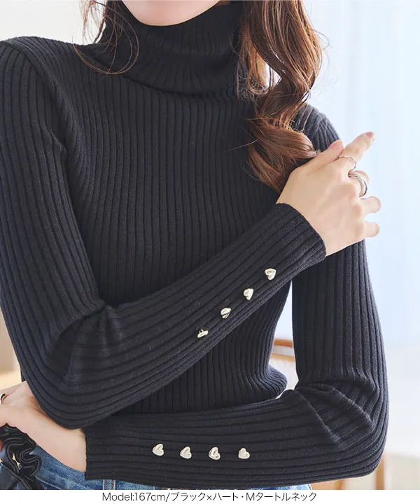 もっちりリブニットトップス [C626A] - レディースファッション通販