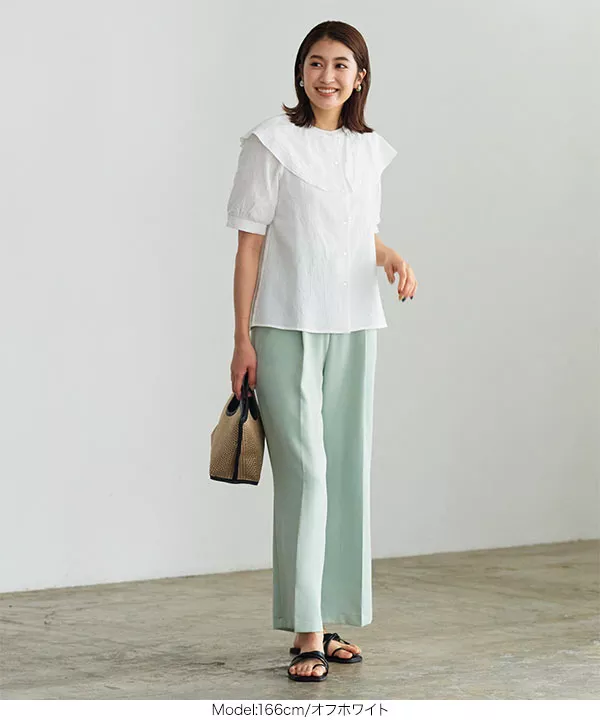 A.P.C. フリル襟 ブラウス A.P.C - APC フリル襟 デニムブラウス の通販 by mon