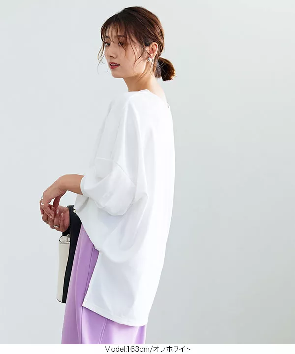今期!! Spick &amp; Span サイドスリットチュニック サイドスリットロングチュニック [C6129] - レディースファッション