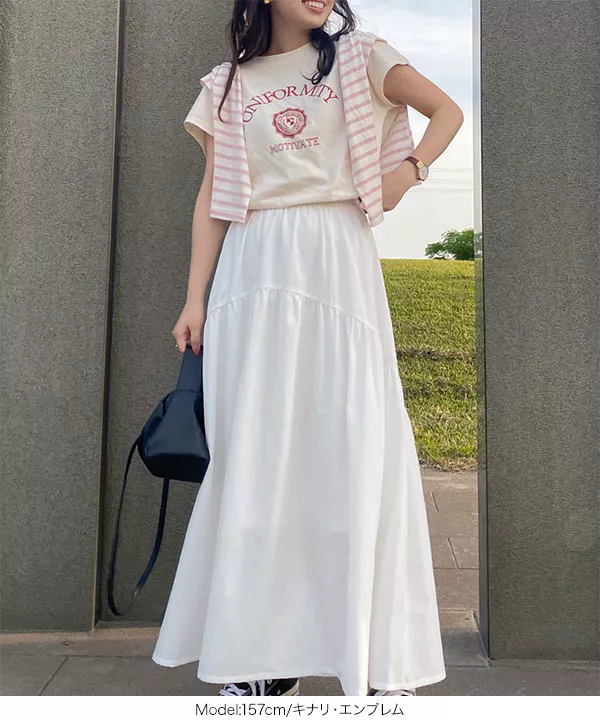 選べるデザイン フレンチ刺繍Tシャツ [C6227]   　