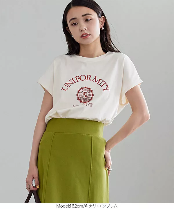 選べるデザイン フレンチ刺繍Tシャツ [C6227]   　
