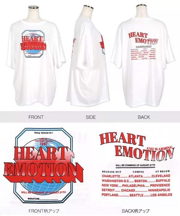 トップス ORIGINAL TOUR TEE バンドツアー風Tシャツ [C6238] - レディースファッション通販