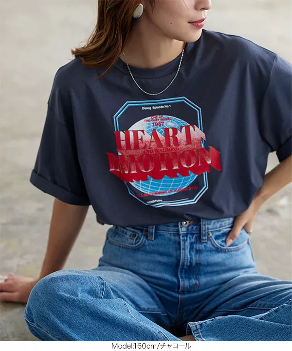 ギター女性プリント Tシャツ ブラウン系 ナンバーナイン NUMBER (N)INE 07AW LOVE GOD MURDER期 転写