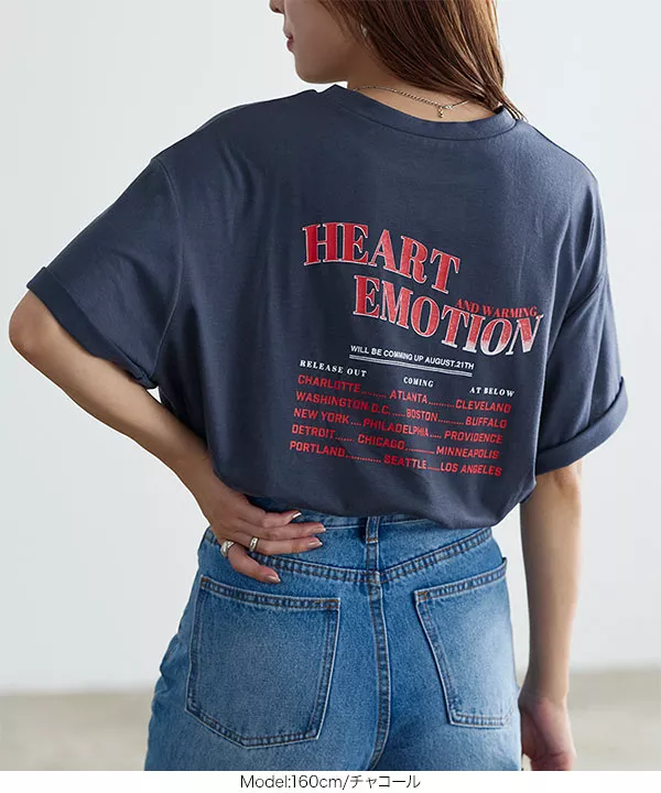 バンドツアー風Tシャツ [C6238] - レディースファッション通販 神戸