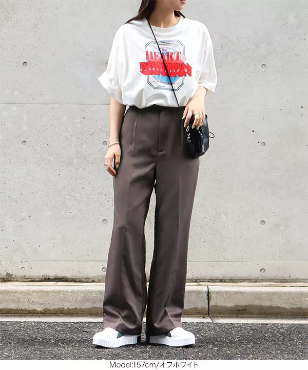 バンドツアー風Tシャツ [C6238] - レディースファッション通販