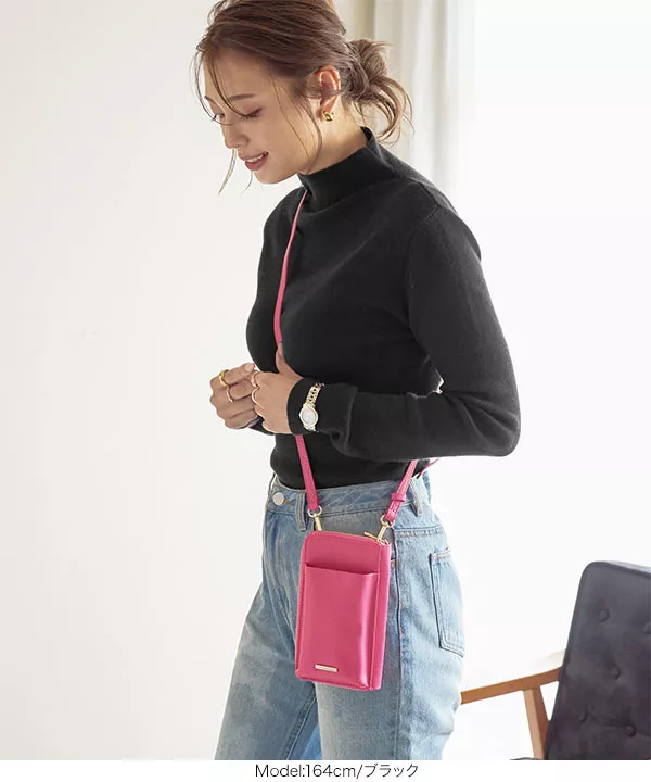モックネックストレッチニットトップス [C6259] - レディース