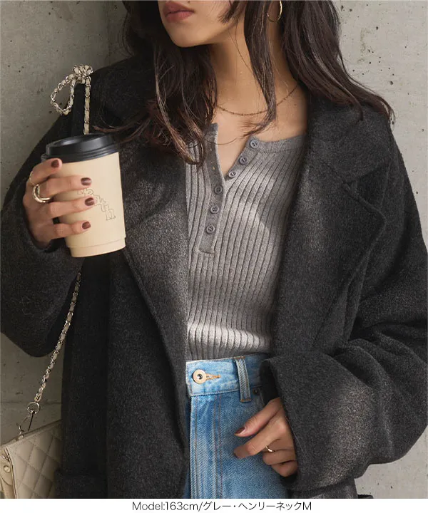 もっちりリブニットトップス [C6260] | 大好評につき送料無料