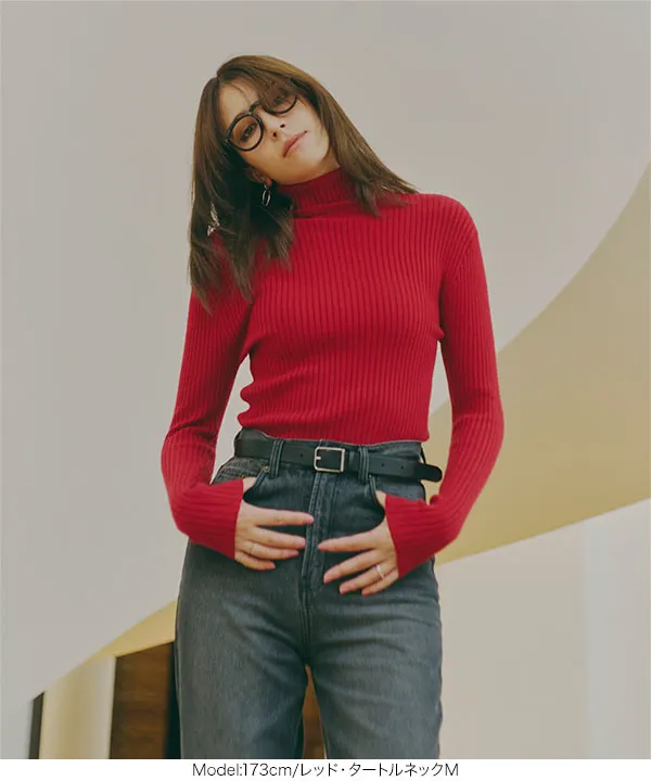 René ノースリーブペプラムニットトップ レッド René ノースリーブペプラムニットトップ レッド（楽天市場】2way
