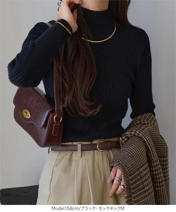 もっちりリブニットトップス [C6260]| 特別価格&送料無料 ~1/5(月)12