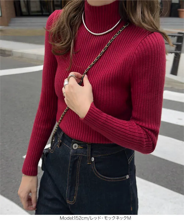 もっちりリブニットトップス [C6260] | 大好評につき送料無料