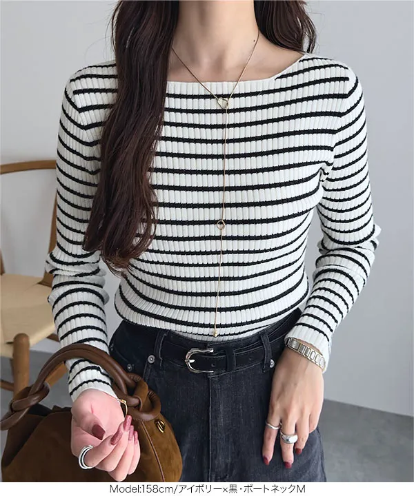 もっちりリブニットトップス [C6260] | 大好評につき送料無料