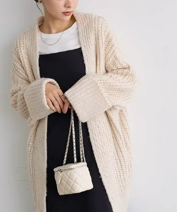 美品✨近年 レオナール ニットコーディガン ガウン トリム アルパカ混 36 美品✨近年 レオナール ニットコーディガン ガウン トリム アルパカ混