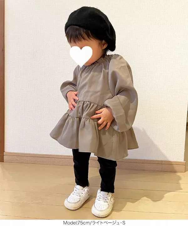 [ はらちゃんコラボ ]【キッズ/ベビー服】ティアードトップス [C6316] | トップス全品送料無料！9/11(金)18:00〜9/14(月)朝11:59まで