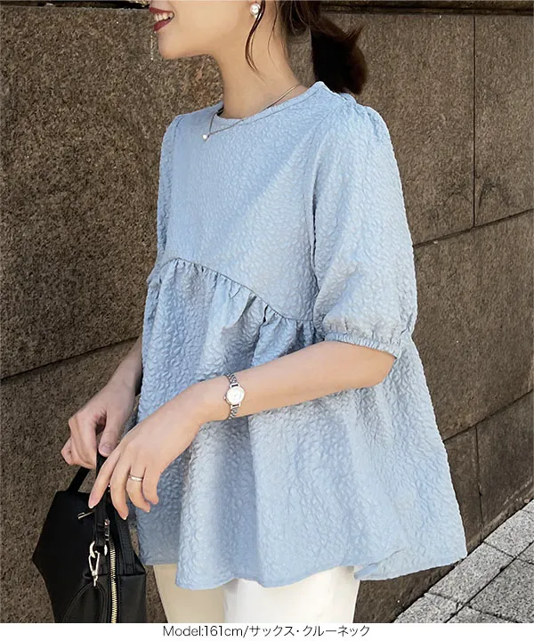 ZOZO限定商品】2段フリルバックリボンパイピングトップス【宅配