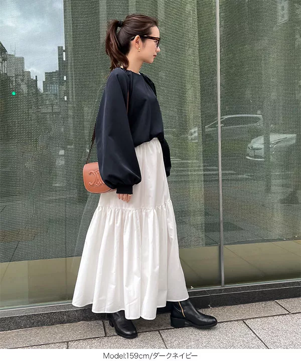 [ maiさんコラボ ］スウェットライクブラウス [C6365]