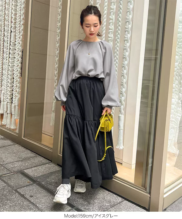[ maiさんコラボ ］スウェットライクブラウス [C6365]