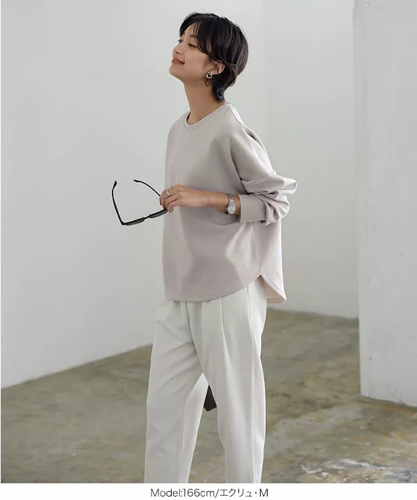 バックオープンチュニックブラウス[品番：MKSW0058637]｜MURUA