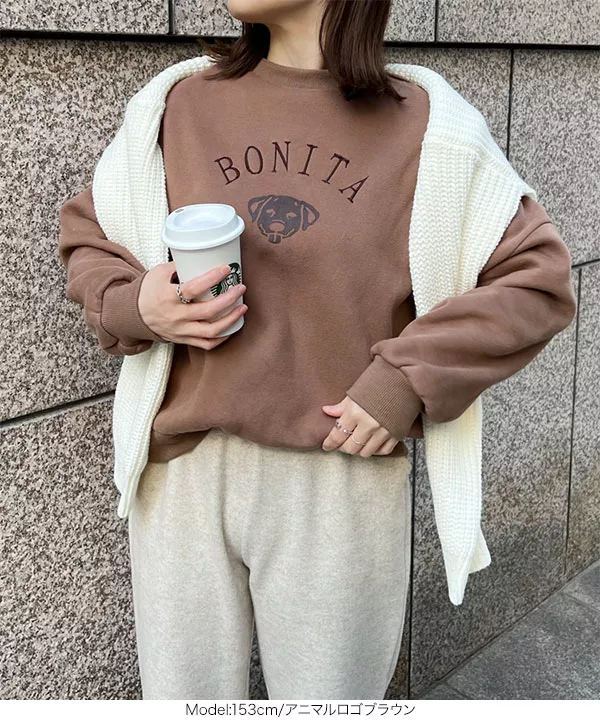 選べるデザイン　刺繍ポイント裏起毛スウェット [C6490]