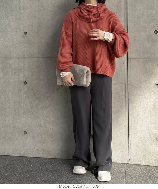 ❗️特別価格❗️refomed バラクラバウールベスト　リフォメッド バラクラバ×トップスセット [C6494] - レディースファッション通販